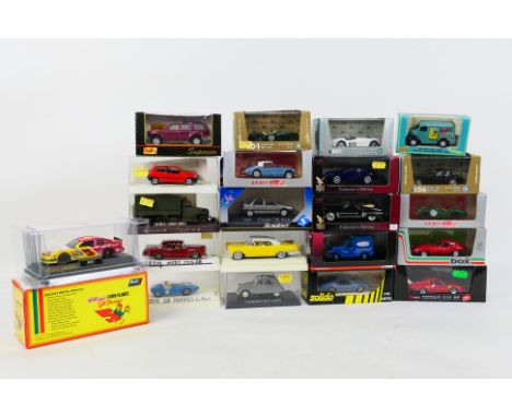 Revell - Verem - Solido - Vitesse - 21 x boxed vehicles in 1:43 scale including Citroen 2CV, Ferrari 512BB, Austin Healey 300