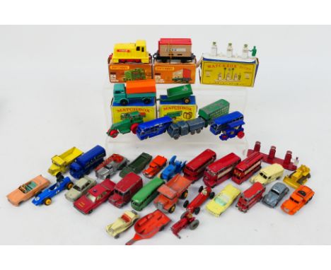 Matchbox - Other - A mixed collection of predominately unboxed Matchbox Regular Wheels diecast model vehicles with a small nu