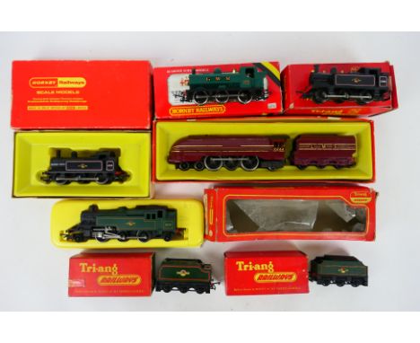 Triang - Hornby - Five boxed OO gauge steam locomotives with two boxed tenders. Lot includes Hornby R871 Coronation Class 4-6