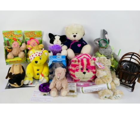 Bear Factory, Card Factory, Bagpuss, Aurora, Koochie, Other - 10 x soft toys and bears. - Lot includes a limited edition Bagp