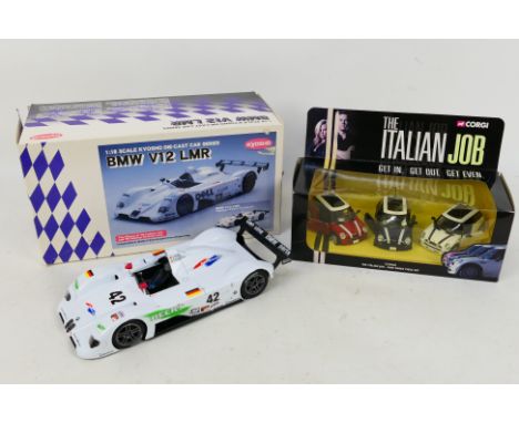 Corgi - The Italian Job - Kyosho - BMW V12 LMR. A boxed 1/18 scale #08531A Kyosho Die-cast Car Series BMW V12 LMR, Model No. 