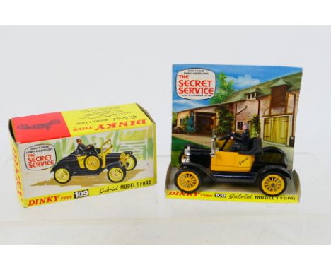 Dinky - A boxed Gabriel Ford Model T car from Gerry Anderson's Secret Service TV show. The model appears in Near Mint conditi