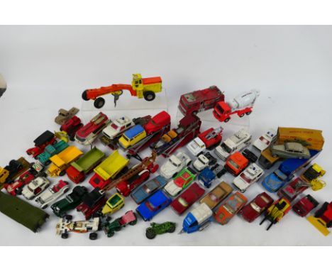 Corgi - Dinky - Matchbox - Lone Star - A collection for restoration or spares including Leyland Tipper # K-4, Lamborghini Mar