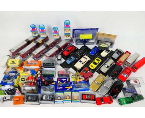 Corgi - Matchbox - Hot Wheels - Solido - A collection of boxed, carded and loose models including James Bond Ford Mustang, BM