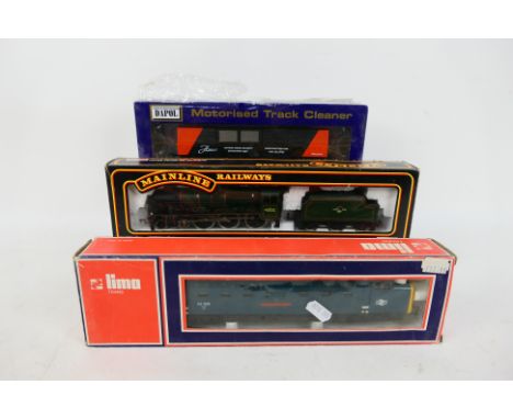 Lima - Mainline Dapol - Two boxed OO gauge locomotives with a motorised OO gauge track cleaner. Lot consists of Mainline #370