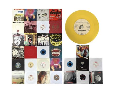 Quantity of Punk 7" singles.   The Stranglers; 'European Female' (EPC A2893, 1982), The Stranglers; 'Thrown Away' (picture sl