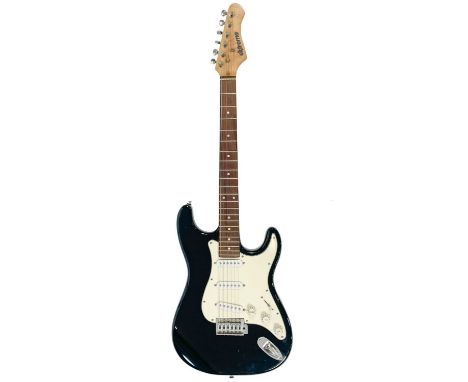 Extreme electric guitar. Stratocaster-style model, Finish: Black.