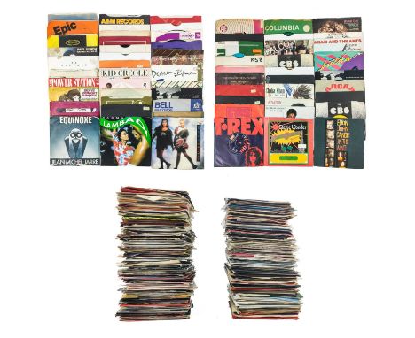 A mixed bag of 7" singles. Including Nacy Sinatra, The Monkees, Bob Dylan, Eric Clapton, The Supremes, Roy Orbison, The Kinks