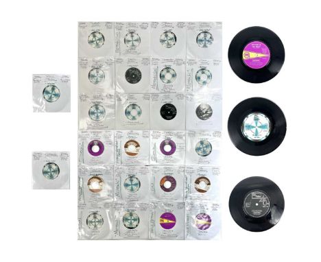 Motown A collection of 7" singles.  Smokey Robinson; 'Vitamin U' (Demo, TMG 1076, 1977), David Ruffin; 'Heavy Love' (TMG 1022