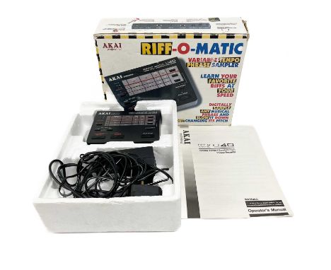 Akai 'Riff-O-Matic' U40. Variable Tempo Phrase Sampler. An excellent practising and transcribing tool that can slow down a pi