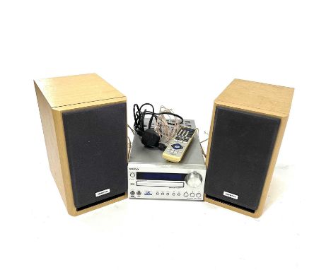 Onkyo CR-315DAB. CD player and DAB receiver, the original pair of Onkyo bookshelf speakers are included, along with the remot