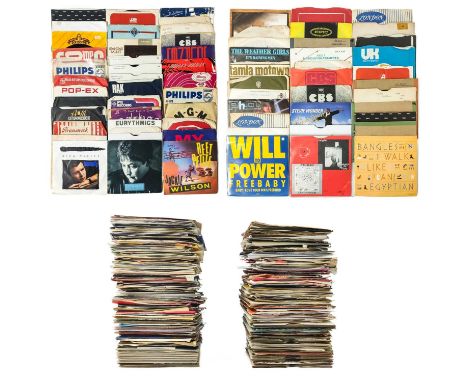 A mixed bag of 7" singles. Including Canned Heat, Cat Stevens, Lynyrd Skynyrd, Troggs, Jefferson Airplane, Fairport Conventio