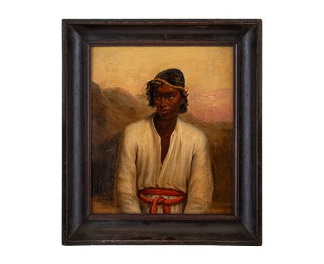 Circle of John Thomas Seton (1738 - 1806) A portrait of a Malabar boy Oil on canvas John Thomas Seton was a Scottish painter 