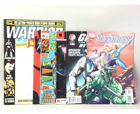 GROUP OF VARIOUS COMICS, including Sgt Fury, Star Jammers, Mars Attack, Uber, Warrior, Uncle Sam, Buck Rodgers, Lazarus, Robo