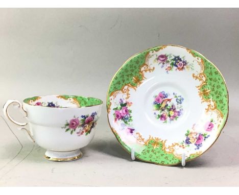 PARAGON TEA SERVICE, ROCKINGHAM PATTERN comprising plates, cake plates, sugar, cream and cups