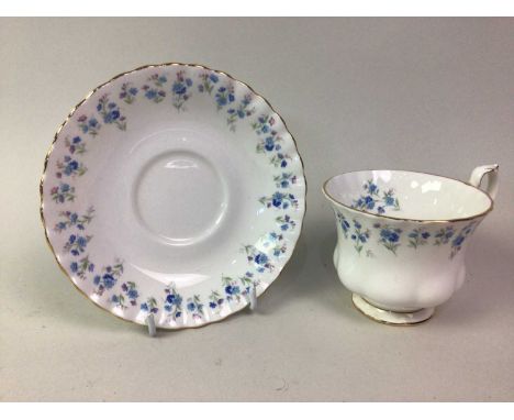 ROYAL ALBERT TEA SERVICE, MEMORY LANE PATTERN comprising six cups, six saucers and six side platesQty: 18