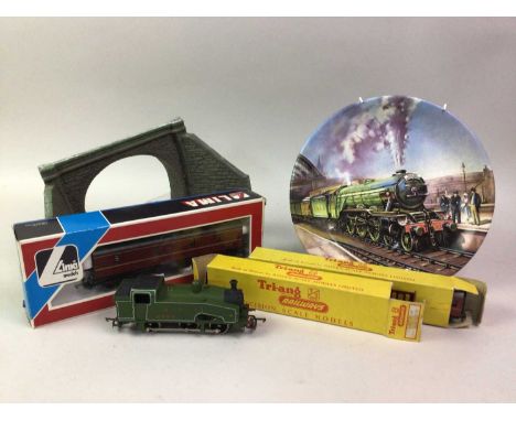 GROUP OF TRIANG AND LIMA RAILWAY MODELS, with track, contained in one boxAdditional images have been added to the website.