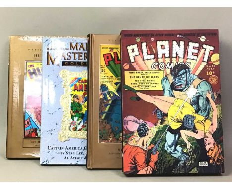 GROUP OF VARIOUS COMIC ALBUMS, including The Human Torch, Marvel Masterworks, Planet Comics, Young Allies and Green LanternQt