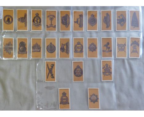 John Player & Sons Colonial & Indian Army Badges 1917 set 25/25 VG