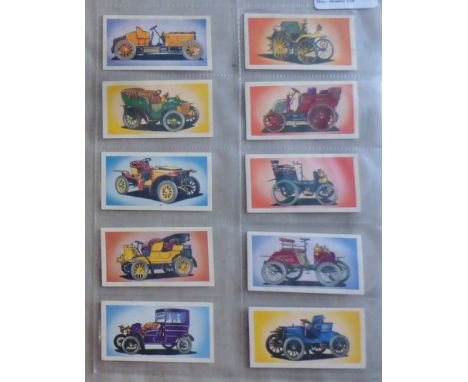 Mobile Oil Co Ltd Veteran and Vintage Cars 1962 set 25/25 VG