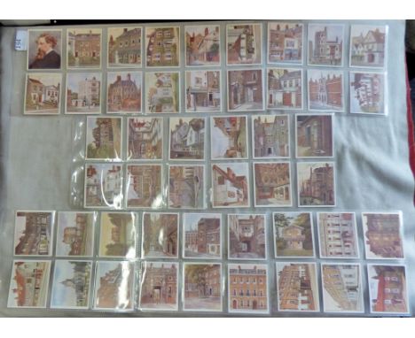 R & J Hill Historic Places from Dickens' Classics (two printings ) 1926 set L50/50 VG