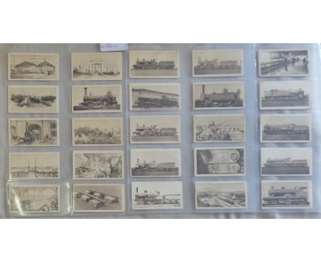R & J Hill Ltd The Railway Centenary 2nd Series 1925 set 25/25 VG