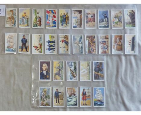 R & J Hill Ltd Nautical Songs 1937 set 30/30 VG