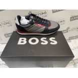 BRAND NEW PAIR OF BOSS KAI RUNN NYTX TRAINERS SIZE 7 INSL-1