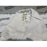 3 X BRAND NEW TED BAKER WHITE BLAZER TOPS SIZE 18 RRP £225 EACH INSL-1