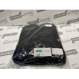 5 X BRAND NEW LYLE AND SCOTT BLACK HEAVY KNIT ZIP UP HOODIES SIZE 42 INSL-2