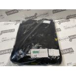 5 X BRAND NEW LYLE AND SCOTT BLACK HEAVY KNIT ZIP UP HOODIES SIZE 42 INSL-2