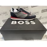 BRAND NEW PAIR OF BOSS KAI RUNN NYTX TRAINERS SIZE 7 INSL-1