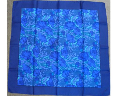 A vintage pure silk scarf by Liberty of London, 67cm square 