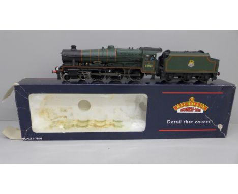 A Bachmann OO gauge locomotive, 31-158 Jubilee 45742 Connaught in BR green, a/f 
