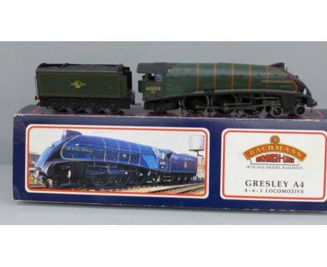 A Bachmann OO gauge locomotive and tender, 31-951A Class A4 4-6-2 6009 Union of South Africa, in associated box, a/f 