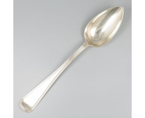 Vegetable serving spoon "Hollands Rondfilet",  silver. "Hollands Rondfilet". Netherlands, Utrecht, C.J. Begeer, 1892, hallmar