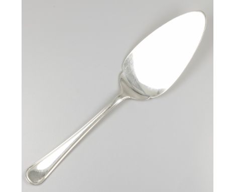 Cake server "Hollands Rondfilet", silver. "Hollands Rondfilet". The Netherlands, Voorschoten, van Kempen &amp; Begeer, 1961, 