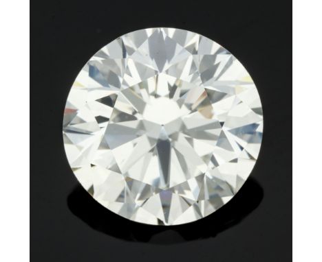 3.53 ct. HRD certified natural diamond. Shape: brilliant, weight: 3.53 ct. color: K, clarity: VVS2, proportions: very good, p