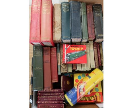 'Hunts with Jorrocks' and 'Mr Jorrocks Lectors' pub. 1909-10, other similar works, vintage tiddlywinks jigsaw etc 