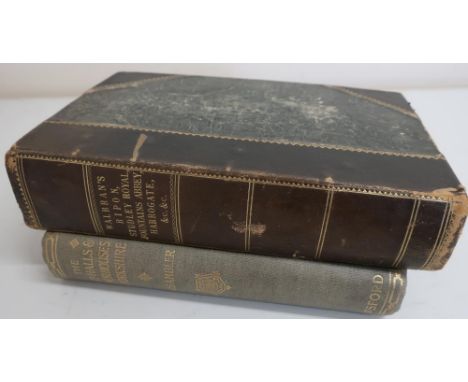 "The Old Halls and Manor Houses of Yorkshire" by Lewis Ambler, published BT Batsford, 1913, 1st edition, in original green cl