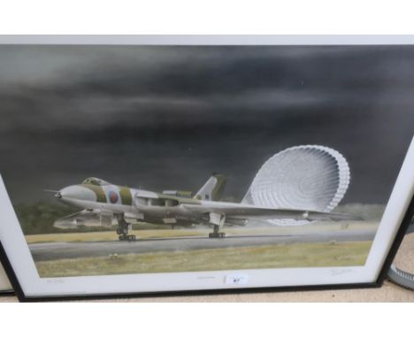 Mal Grosse, "Safely Down", limited edition Vulcan colour print 25/250, signed and numbered in pencil (37cm x 56cm) 