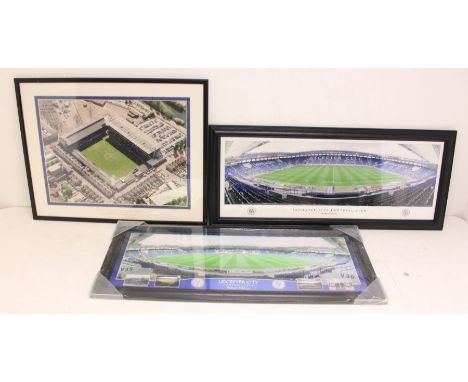 Leicester City: A collection of assorted framed prints relating to Leicester City, including a limited edition print of Filbe