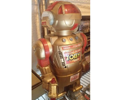 New Bright 1986 walking talking robot H: 37 cm