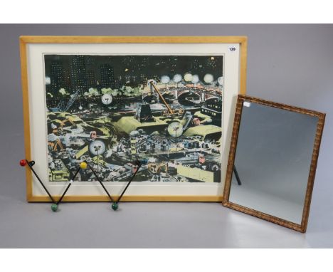 An artist’s proof coloured print by John James titled “Final State”, signed in pencil to border, 20” x 26½”, in a glazed fram