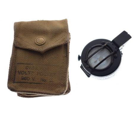 Military Interest - World War II era Mark III marching compass, stamped beneath T.G.Co. Ltd, London No.230050 1943 MKIII with