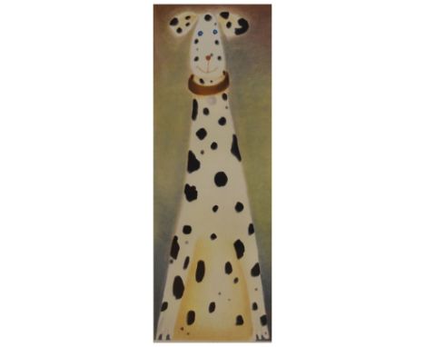 Mackenzie Thorpe - Limited edition print - 'Chloe', a Dalmatian dog, numbered 449/600, entitled and signed beneath, 51cm x 17