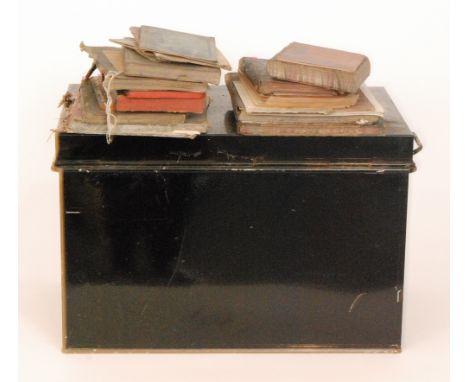 A large collection of 19th Century hand written ledgers and notebooks relating to recipes and glazes detailed by Herbert John