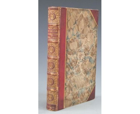 Sketches of Irish Life by Mrs. S.C. Hall, Illustrated Edition published M.A. Nattali 1844 with engraved plates and illustrate