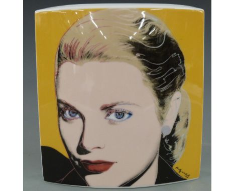 Rosenthal Andy Warhol ceramic vase, 20cm tall