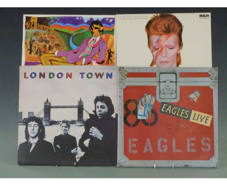 Approximately 20 albums of mixed genres including Bob Dylan, Wings, The Eagles and David Bowie&nbsp;